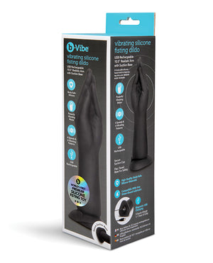 b-vibe b-Vibe 10.5 Inch Vibrating Silicone Hand Fisting Dildo w/Suction Base