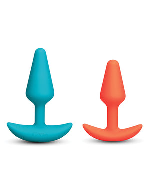 b-vibe Anal Training Bundle 2-Piece Set Includes Beginner Plug &amp; Rechargeable Vibrating Plug w/Remote - Image 2