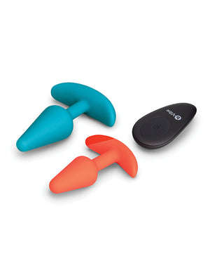 b-vibe Anal Training Bundle 2-Piece Set Includes Beginner Plug &amp; Rechargeable Vibrating Plug w/Remote - Image 4