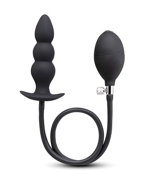 b-vibe b-Vibe Beaded Inflatable Anal Plug w/Hand Pump - Image 3