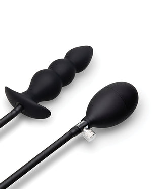 b-vibe b-Vibe Beaded Inflatable Anal Plug w/Hand Pump - Image 4