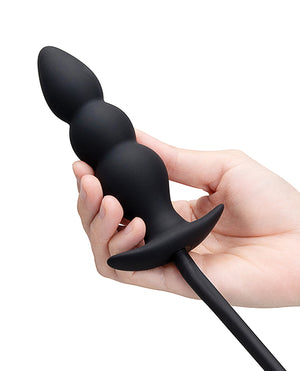 b-vibe b-Vibe Beaded Inflatable Anal Plug w/Hand Pump - Image 5