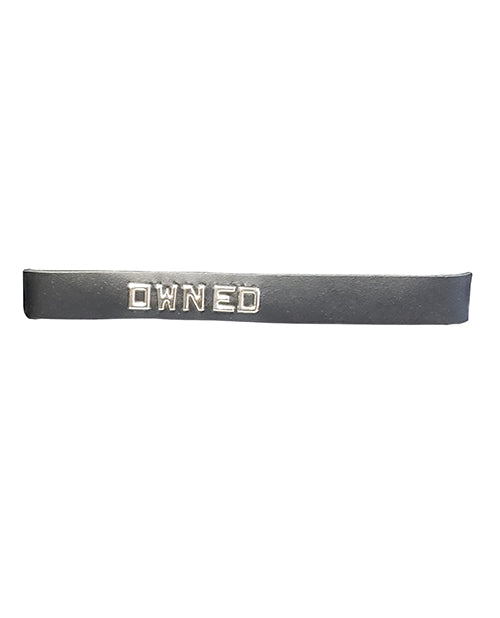 Spartacus Spartacus OWNED Leather Collar - Black - Image 2