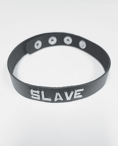 Spartacus Spartacus SLAVE Leather Collar - Black - Image 2