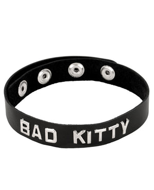 Spartacus Spartacus BAD KITTY Leather Collar - Black - Image 2