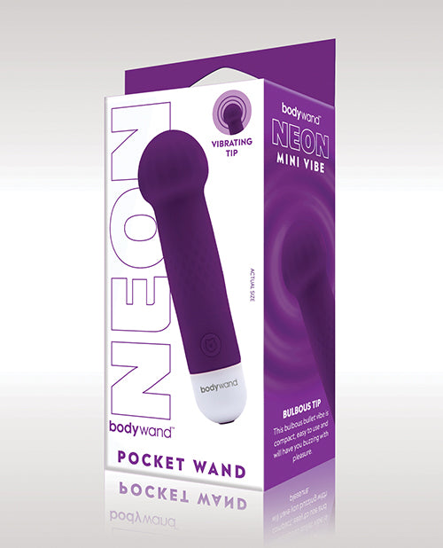 Bodywand XGen Bodywand Neon Mini Pocket Wand - Neon Purple
