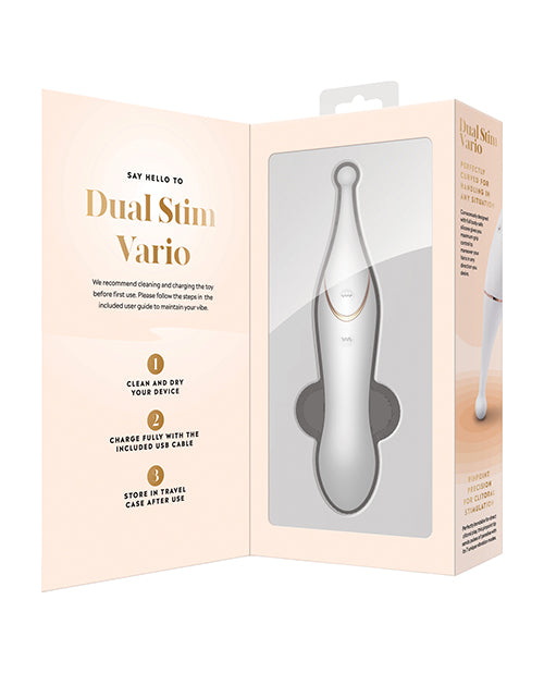 Bodywand XGen Bodywand Dual Stim Vario - White - Image 2