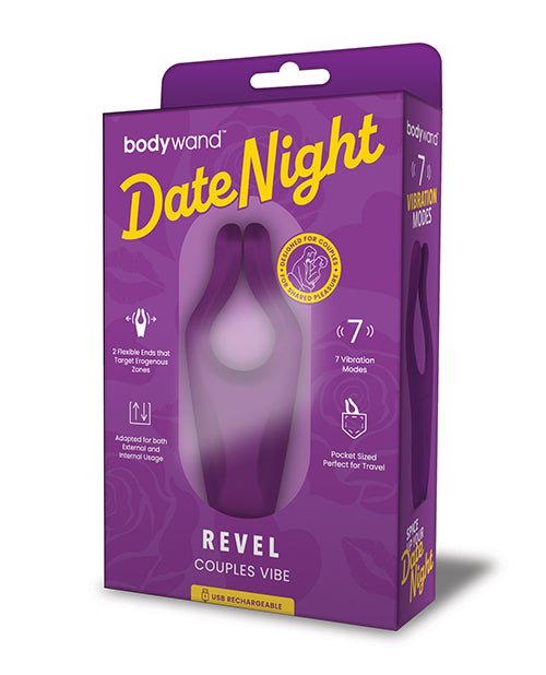 Bodywand Xgen Bodywand Date Night Revel Couples Vibe - Purple
