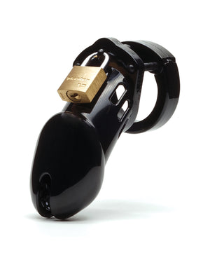 CB-6000 CB-6000 3 1/4" Cock Cage &amp; Lock Set - Black - Image 4