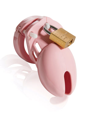 CB-X CB-6000S 2 1/2" Cock Cage &amp; Lock Set - Pink