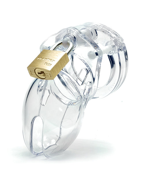 CB-X CB-6000S 2 1/2" Cock Cage &amp; Lock Set - Clear
