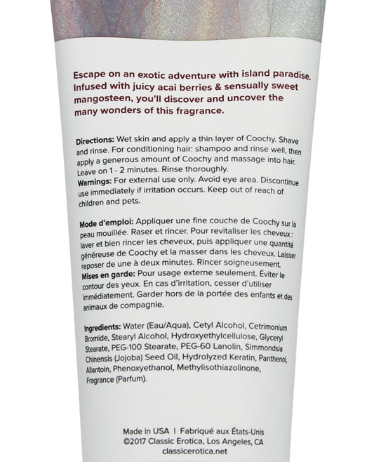 Coochy COOCHY Shave Cream - 3.4 oz Island Paradise - Image 2