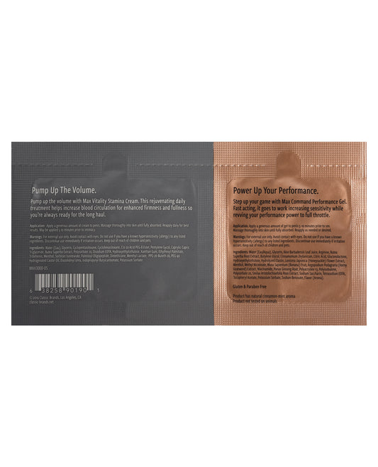 Max 4 Men Max Command &amp; Vitality Duo Foil - 1.5 ml Pack of 24 - Image 2