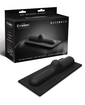 The Cowgirl The Cowgirl Bareback Silicone Attachment - Black - Image 4