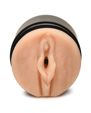 Mistress Curve Toys Mistress Double Shot Mini Masturbator Mouth &amp; Pussy - Light - Image 4