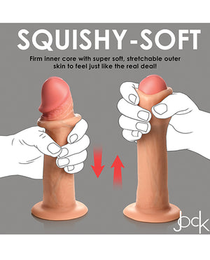 Jock Curve Toys Jock Real Skin Silicone 8" Dildo - Image 4