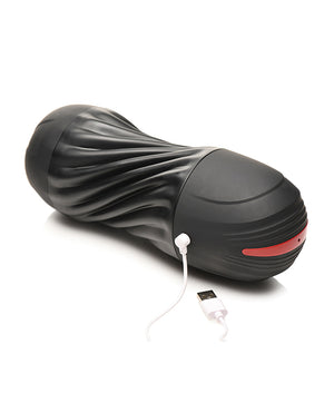 Jock Curve Toys Jock Sucking &amp; Vibrating Masturbator - Black - Image 3