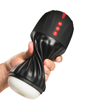 Jock Curve Toys Jock Sucking &amp; Vibrating Masturbator - Black - Image 4