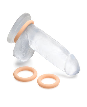 Curve Curve Toys Jock Silicone Cock Ring Set of 3 - Light - Image 4