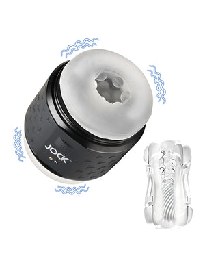 Jock Curve Toys Jock Vibrating Double Stroker - Black - Image 5