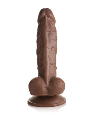 Jock Curve Toys Fantasy Jock Weightlifting Wesley 7" Dildo w/Balls - Dark - Image 3