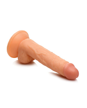 Jock Curve Toys Fantasy Jock Swimming Simon 7" Dildo w/Balls - Light - Image 3