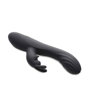 Power Bunnies Curve Toys Power Bunnies Cuddles 10x Silicone Rabbit Vibrator - Black - Image 3