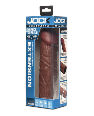Jock Curve Toys Jock Enhancers 1.5" Silicone Penis Extension Sleeve - Dark