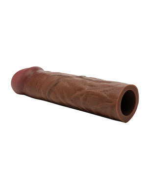 Jock Curve Toys Jock Enhancers 1.5" Silicone Penis Extension Sleeve - Dark - Image 4