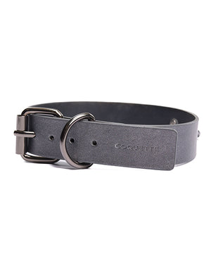 Pleasure Collection Gunmetal Glam Collar & Leash w/Removable Chain - Image 4