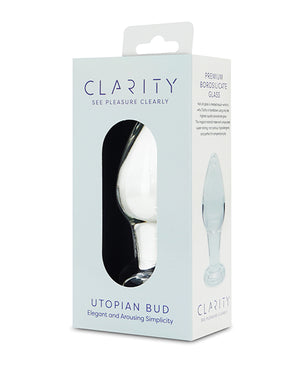 Clarity Glass Dildo - Utopian Bud - Image 2