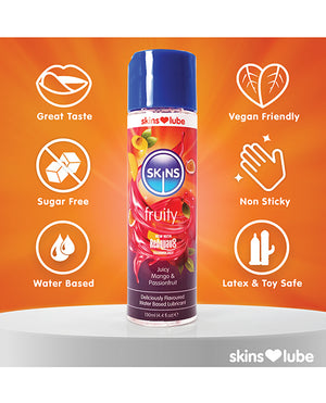 Creative Conceptions Skins Water Based Lubricant - 4.4 oz Mango &amp; Passion Fruit - Image 3