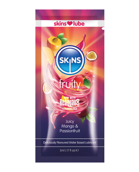 Creative Conceptions Skins Water Based Lubricant - 5 ml Foil Mango &amp; Passionfruit