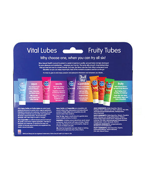 Creative Conceptions Skins Vital Lubes &amp; Fruity Tubes - 12 ml Tubes Pack of 6 - Image 2