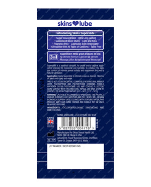 Creative Conceptions Skins Super Slide Silicone Based Lubricant - 5 ml Foil - Image 2