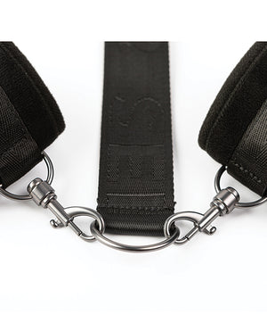 Sei Mio Neck Firmly in Check Adjustable Neck & Wrist Restraint Kit - Black