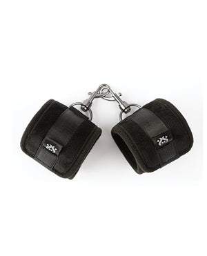 Sei Mio Sensually Secured Velvet Handcuffs - Black