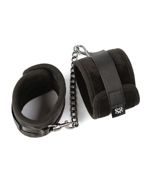 Sei Mio Sei Mio Legs Locked Padded Ankle Restraints - Black - Image 3