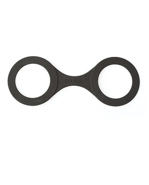Sei Mio Handi Cuffs Super Strong Silicone Restraints - Medium, Black