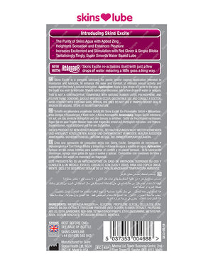 Creative Conceptions Skins Excite Water Based Lubricant - 4.4 oz