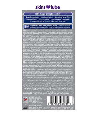 Creative Conceptions Skins Superslide Silicone Based Lubricant - 4.4 oz - Image 3