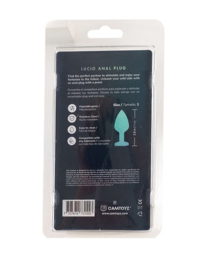 Onix by Camtoyz Camtoyz Lucio Anal Plug - Blue - Image 2