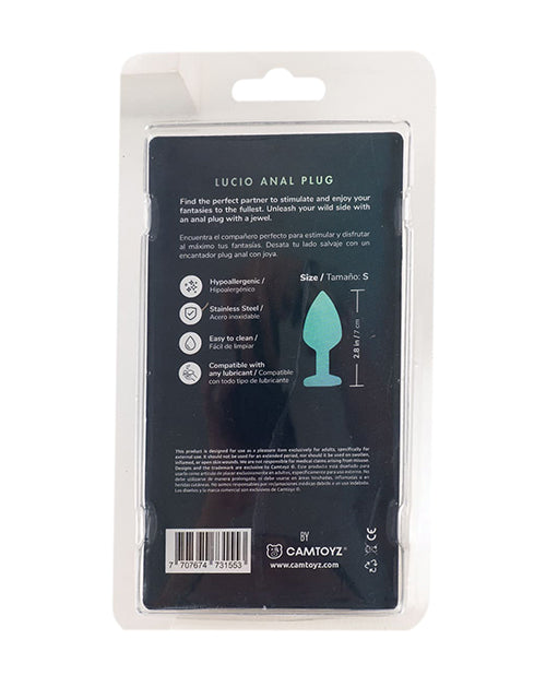 Onix by Camtoyz Camtoyz Lucio Anal Plug - Blue - Image 2