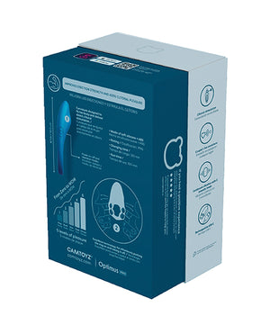 Savage Me Camtoyz Pro FlexRing Vibrating Cock Ring - Blue - Image 3