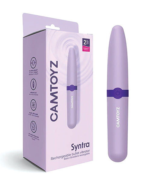 Savage Me Camtoyz Syntra Rechargeable Bullet - Purple