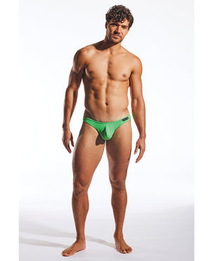 Cocksox Enhancing Pouch Brief - Palm Leaf Green LG - Image 4