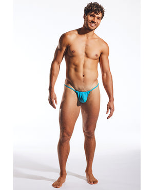 Cocksox Enhancing Pouch Slingshot - Turquoise XL