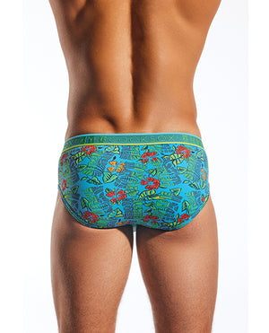 Cock Sock Cocksox Contour Pouch Sports Brief - Multi-Color Tiki XL