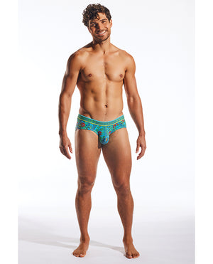 Cocksox Contour Pouch Sports Brief - Multi-Color Tiki XL - Image 4