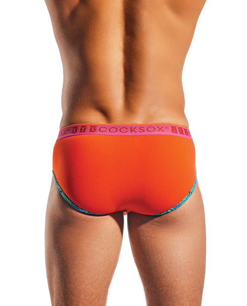 Cocksox Cocksox Contour Pouch Sports Brief - Sunset Orange LG